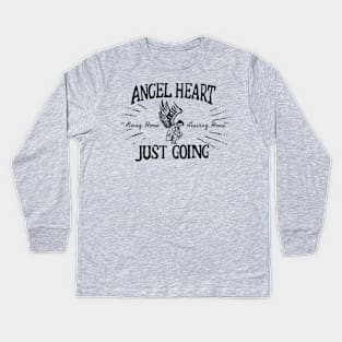 Angel Heart (with Cas) Kids Long Sleeve T-Shirt